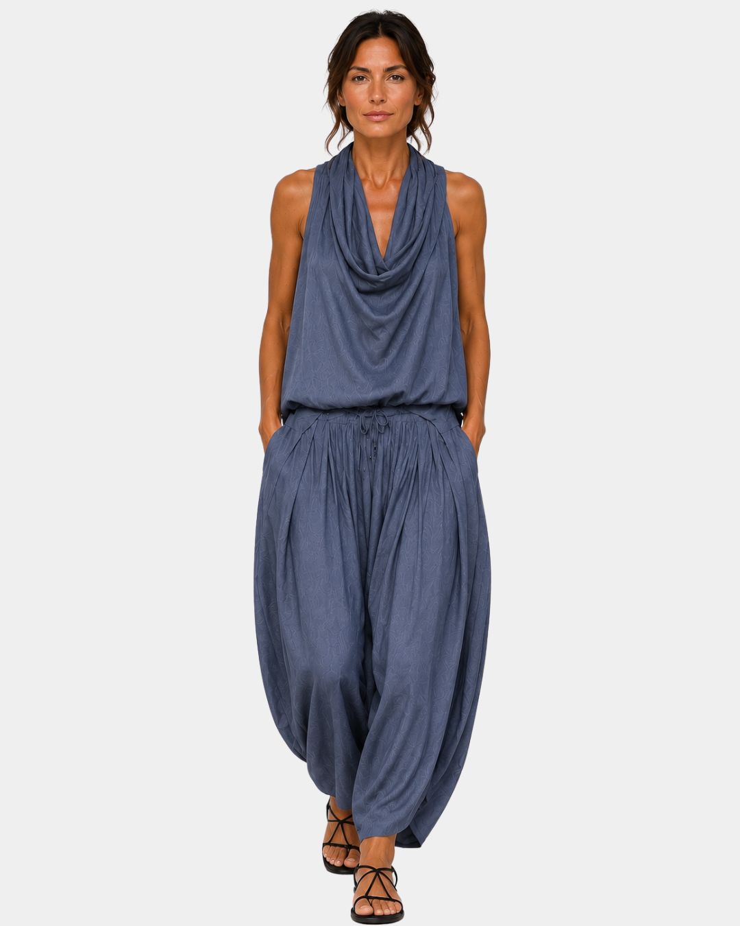 Emmeline | Ensemble avec top sans manches et pantalon