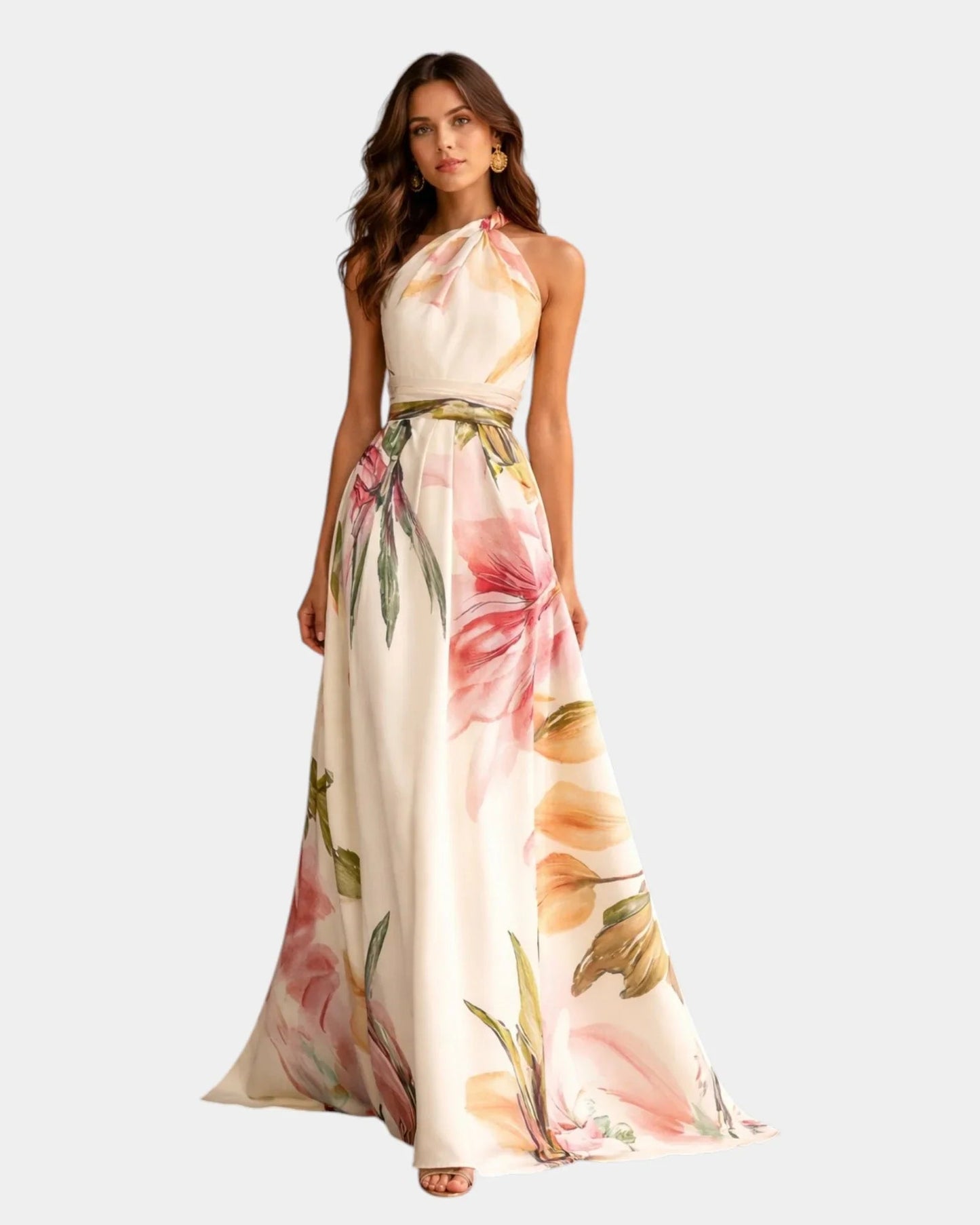 Rachelle | Robe Maxi Fleurie