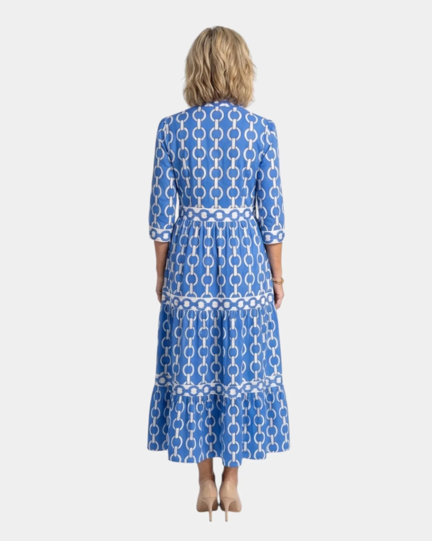 Yamina | Robe midi à manches