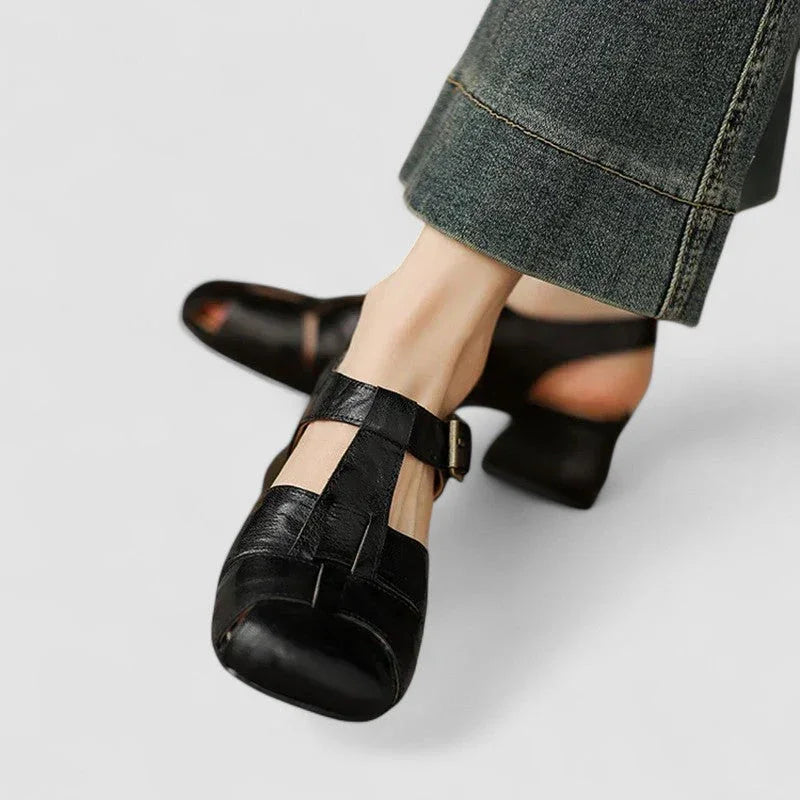Mathilde | Chaussures orthopédiques Mary Jane en cuir