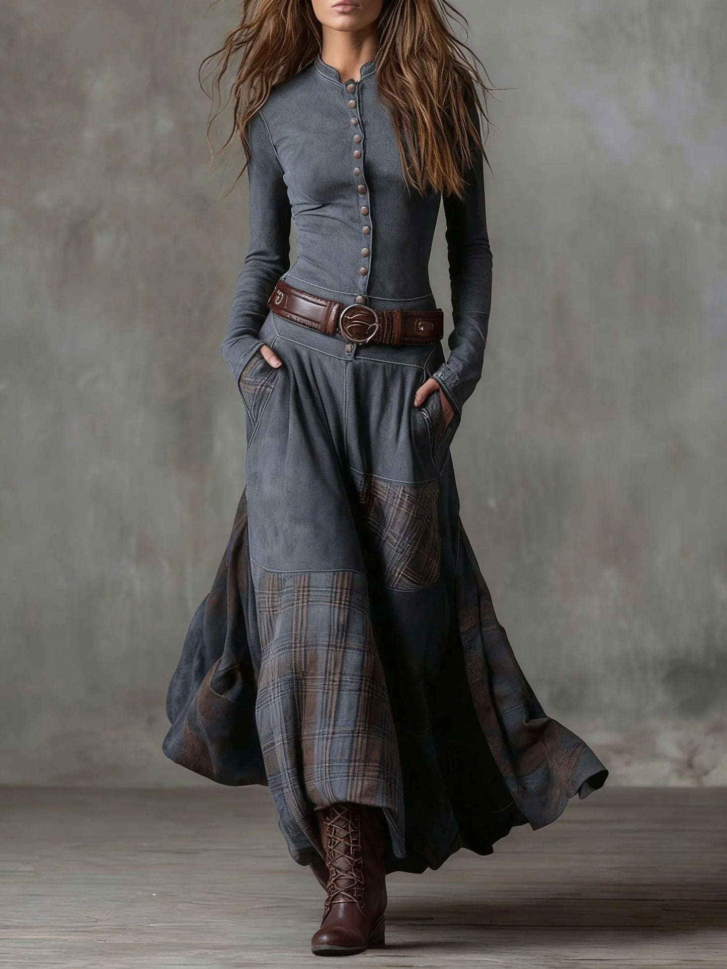 Leonora | Robe longue vintage