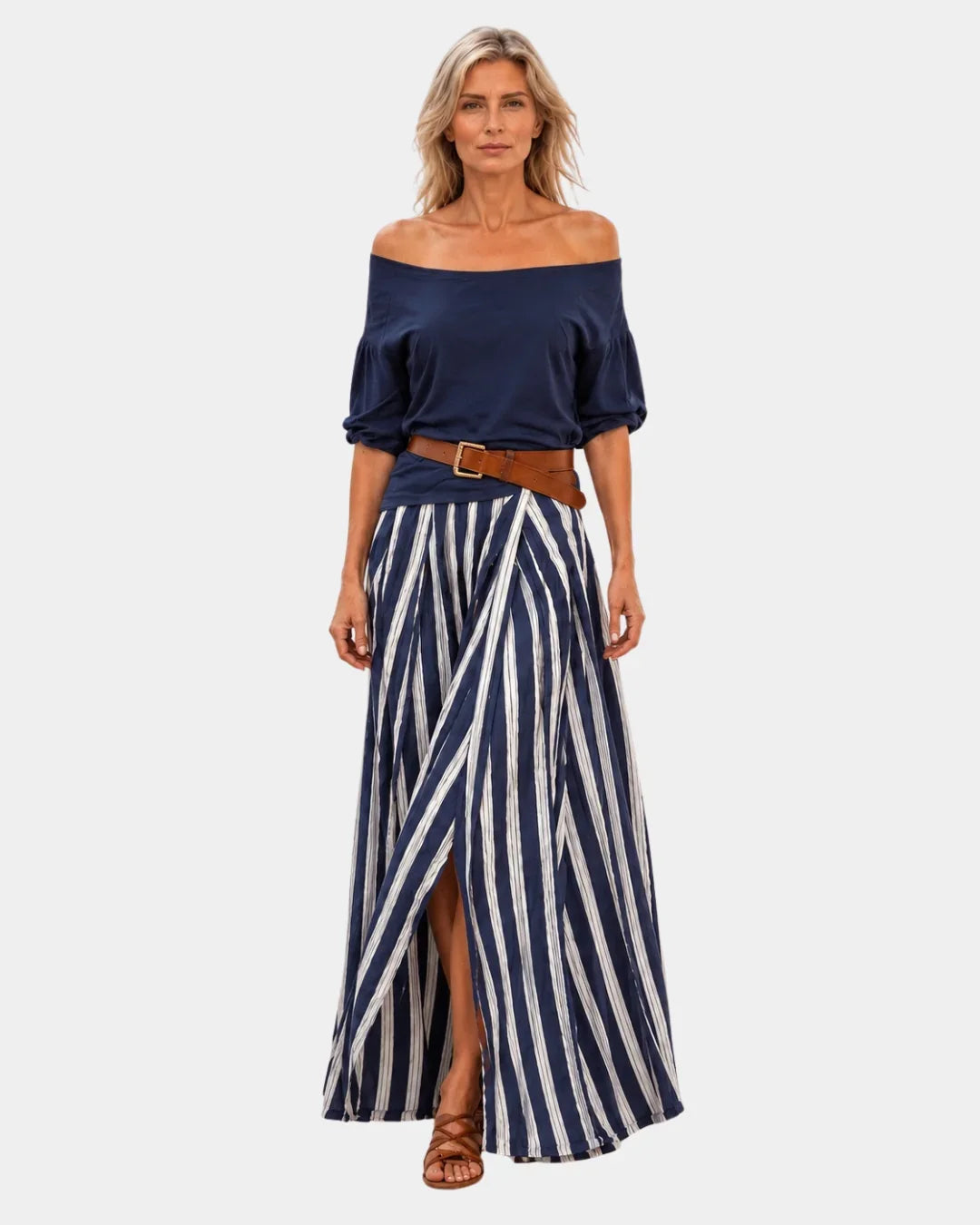 Étiennette | Ensemble blouse et jupe style méditerranéen