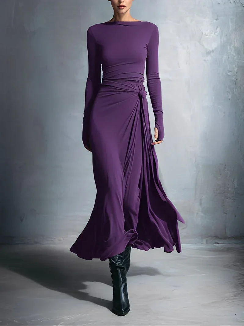 Renee | Robe Maxi Drapée
