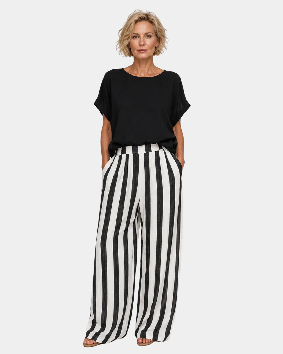 Blithilde | Ensemble t-shirt et pantalon d'été