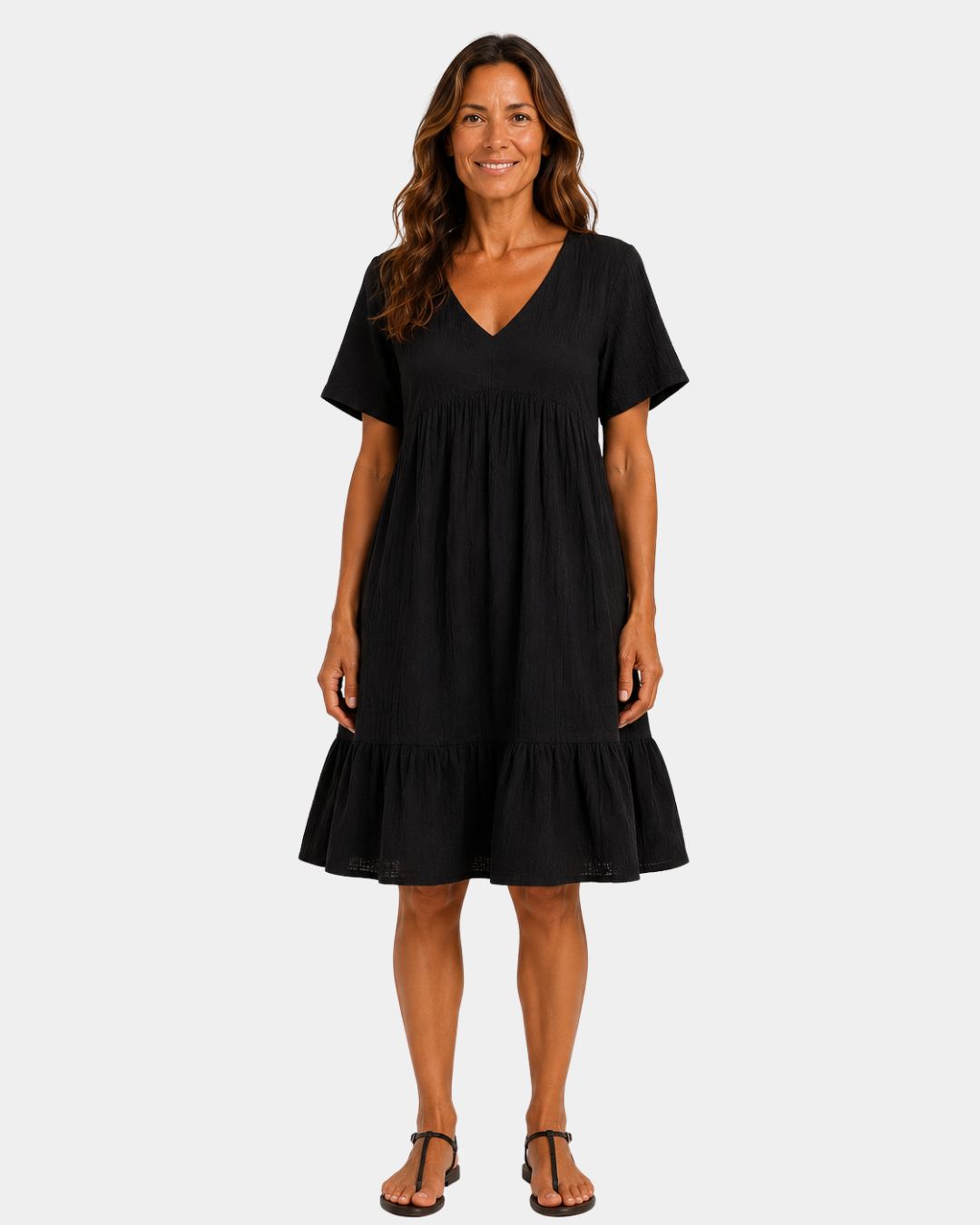 Alixandre | Robe midi texturée