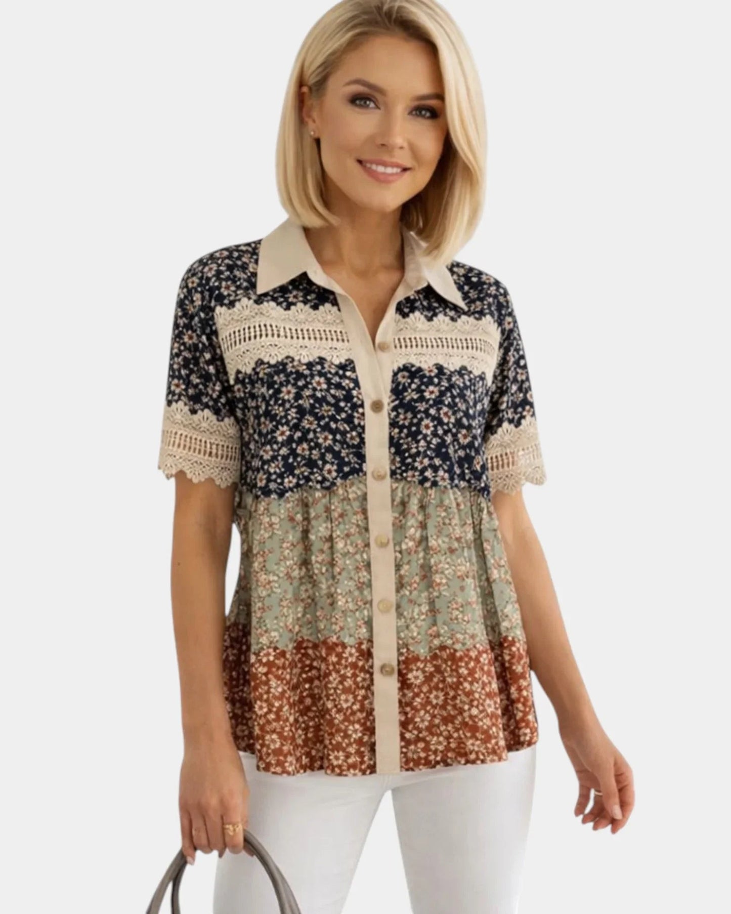 Évania | Blouse Florale