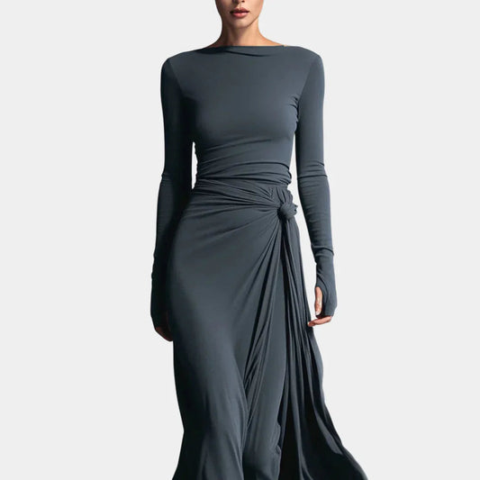 Renee | Robe Maxi Drapée