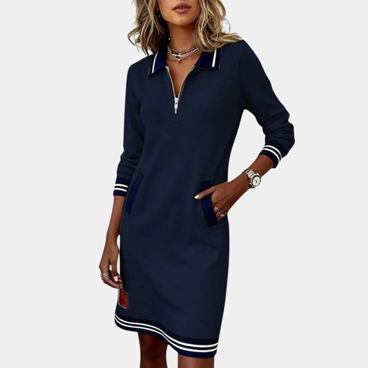 Sophie | Robe longue en coton élégante