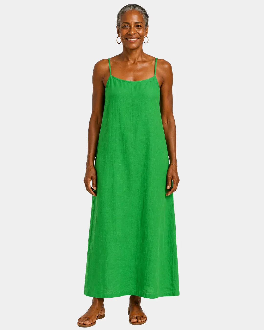 Désideria | Robe longue à fines bretelles