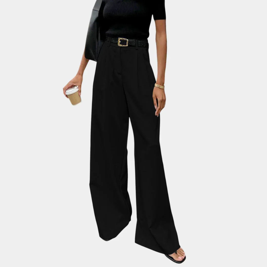 Flore | Pantalons larges solides sans ceinture
