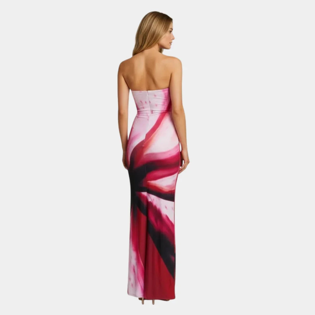 Pascale | Robe maxi ajustée au design minimaliste
