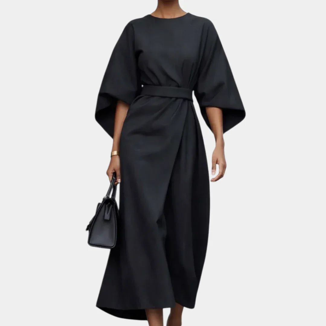 Ariane | Robe Maxi à Manches Kimono