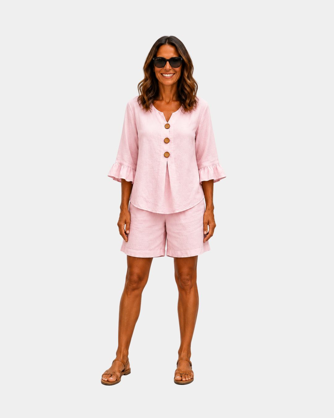 Auberte | Ensemble short et blouse