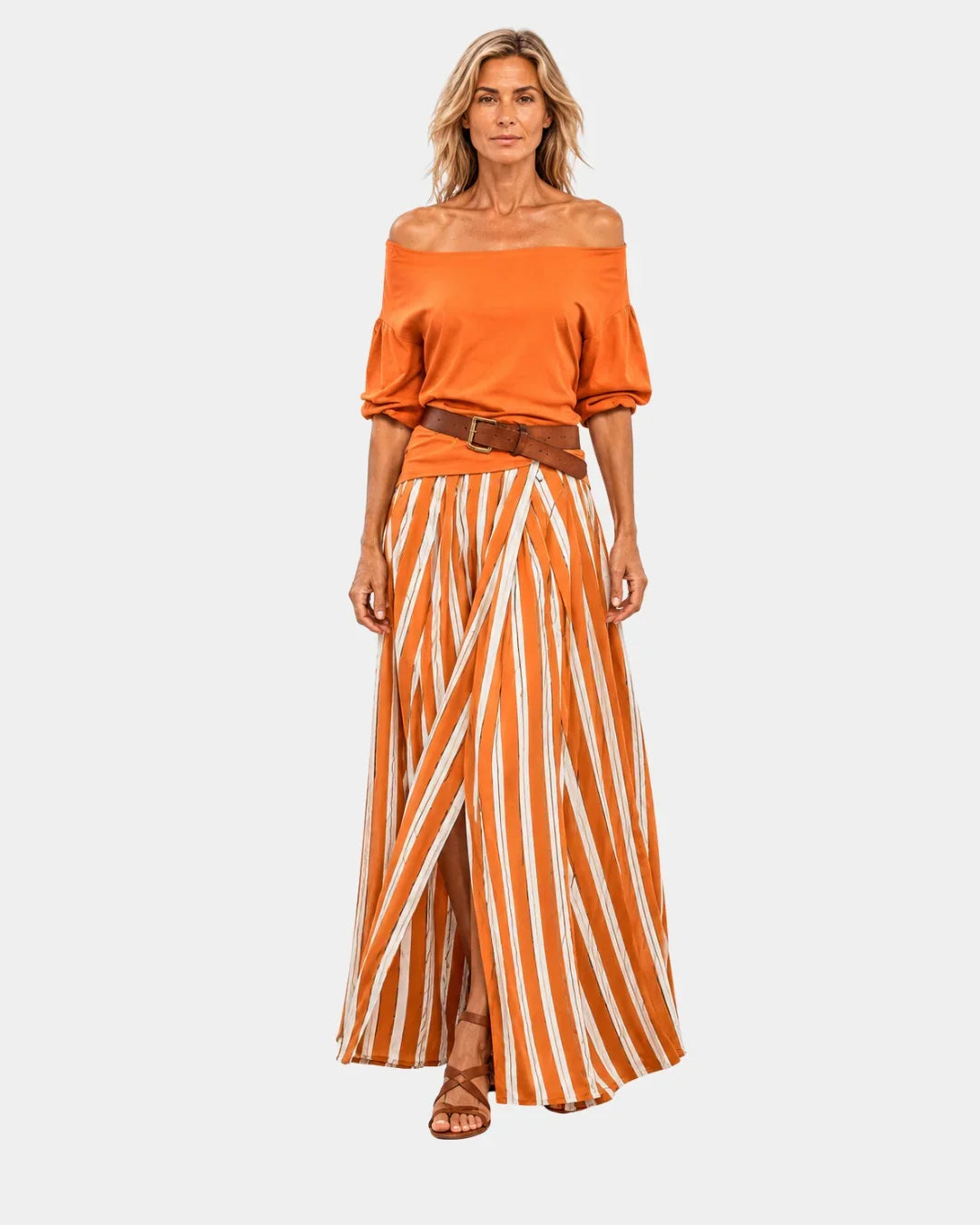 Étiennette | Ensemble blouse et jupe style méditerranéen