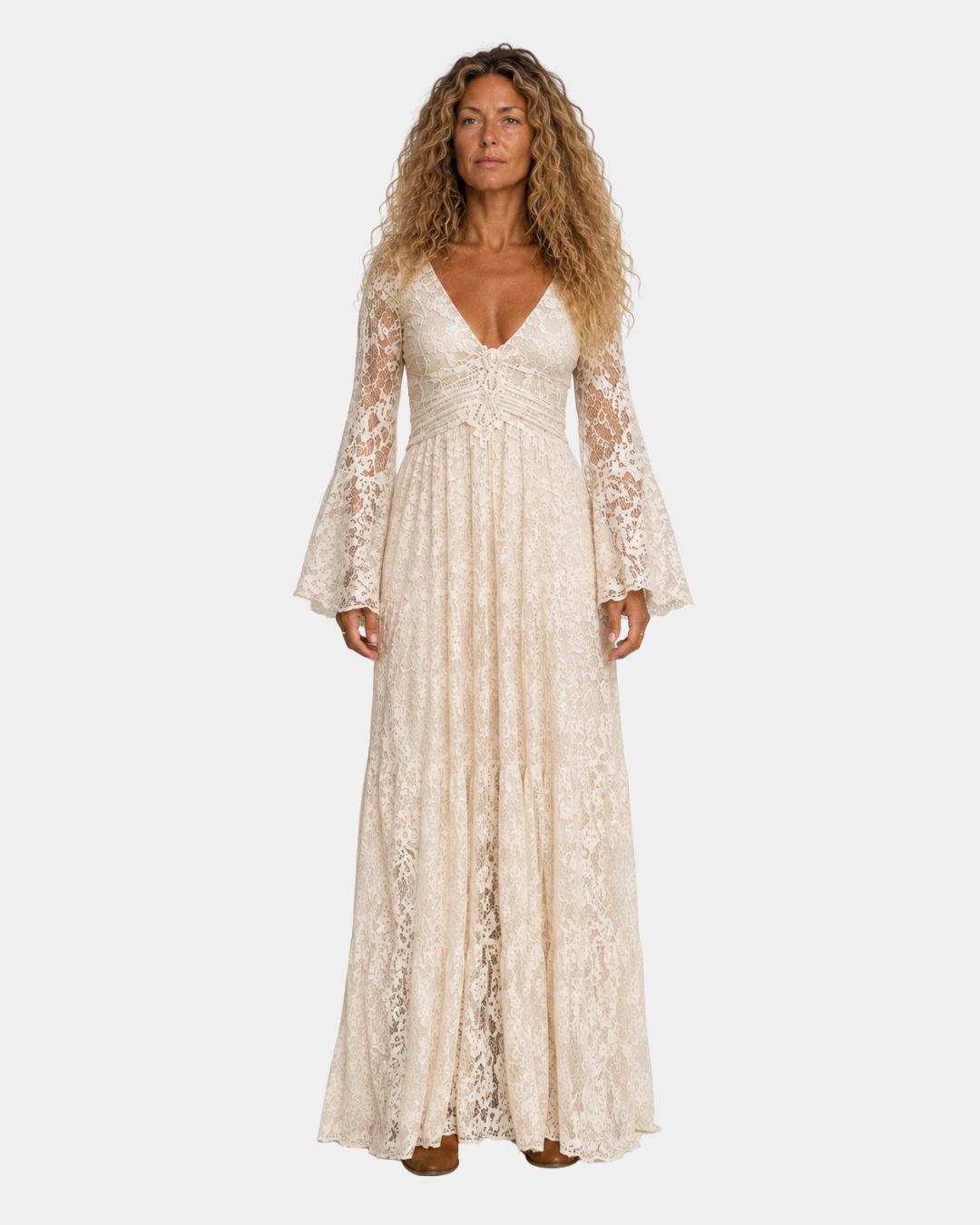 Annoncelle | Robe longue vintage à coupe sirène