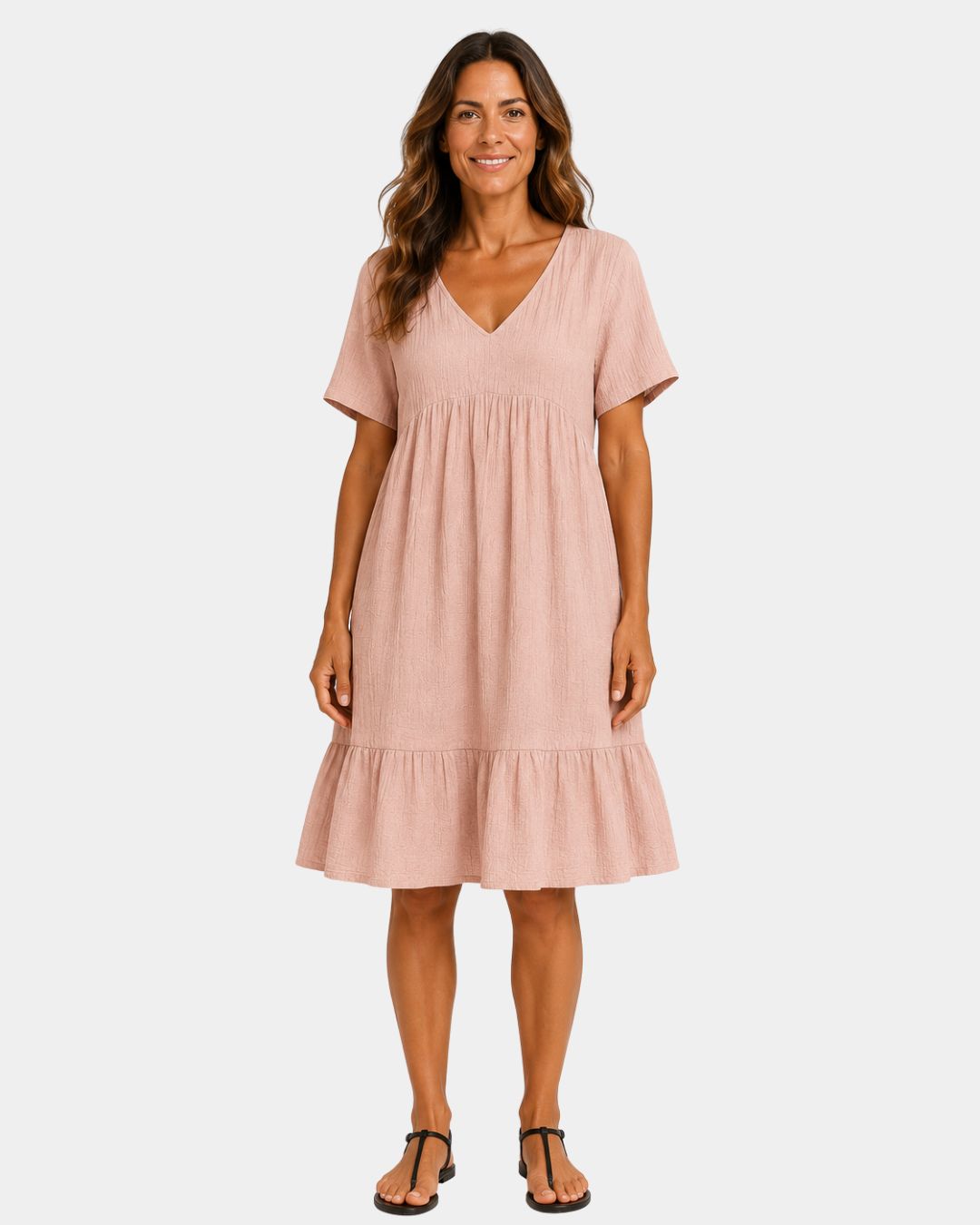 Alixandre | Robe midi texturée