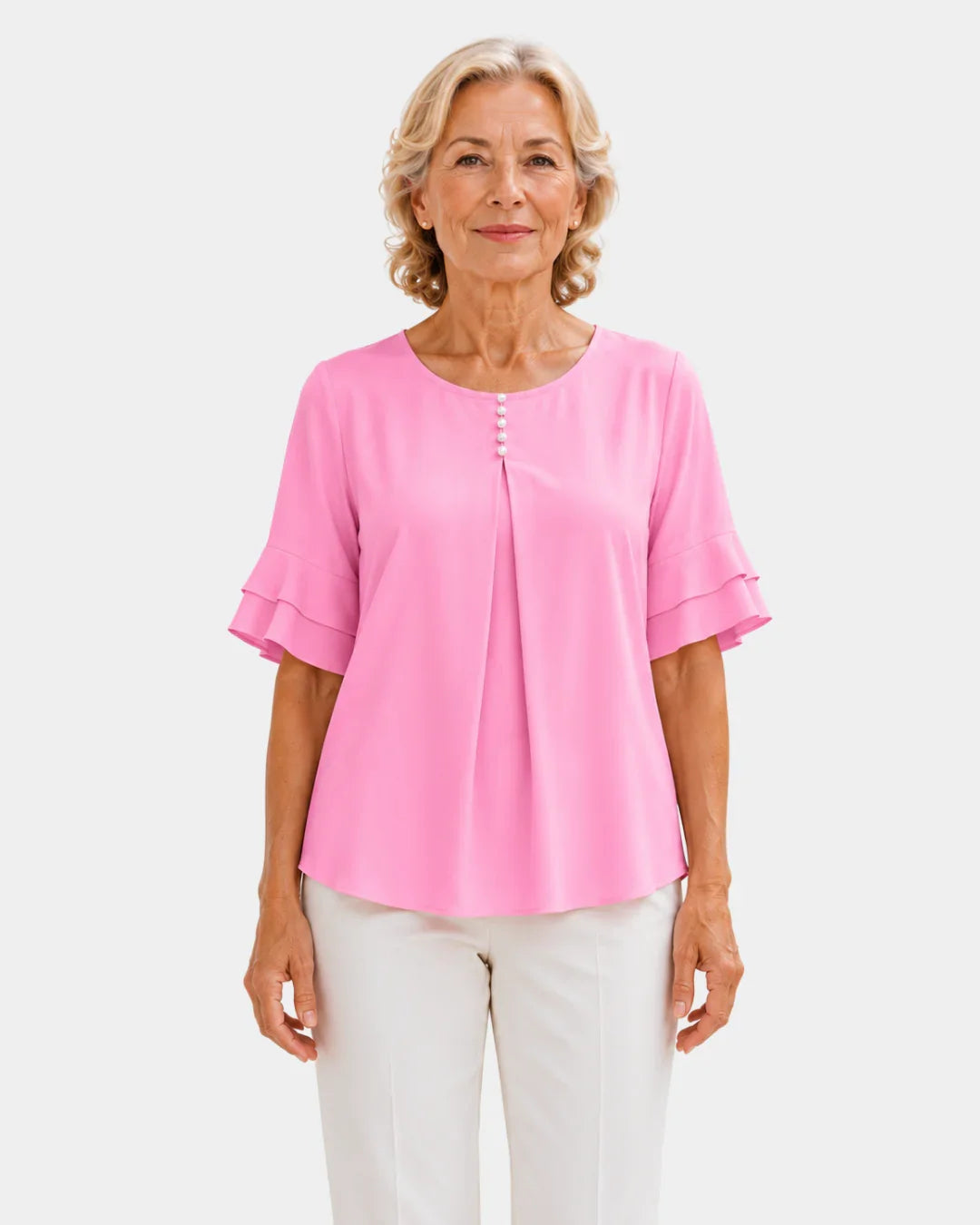 Hadelinde | Blouse élégante à boutons
