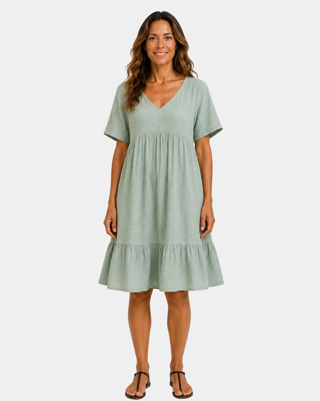 Alixandre | Robe midi texturée