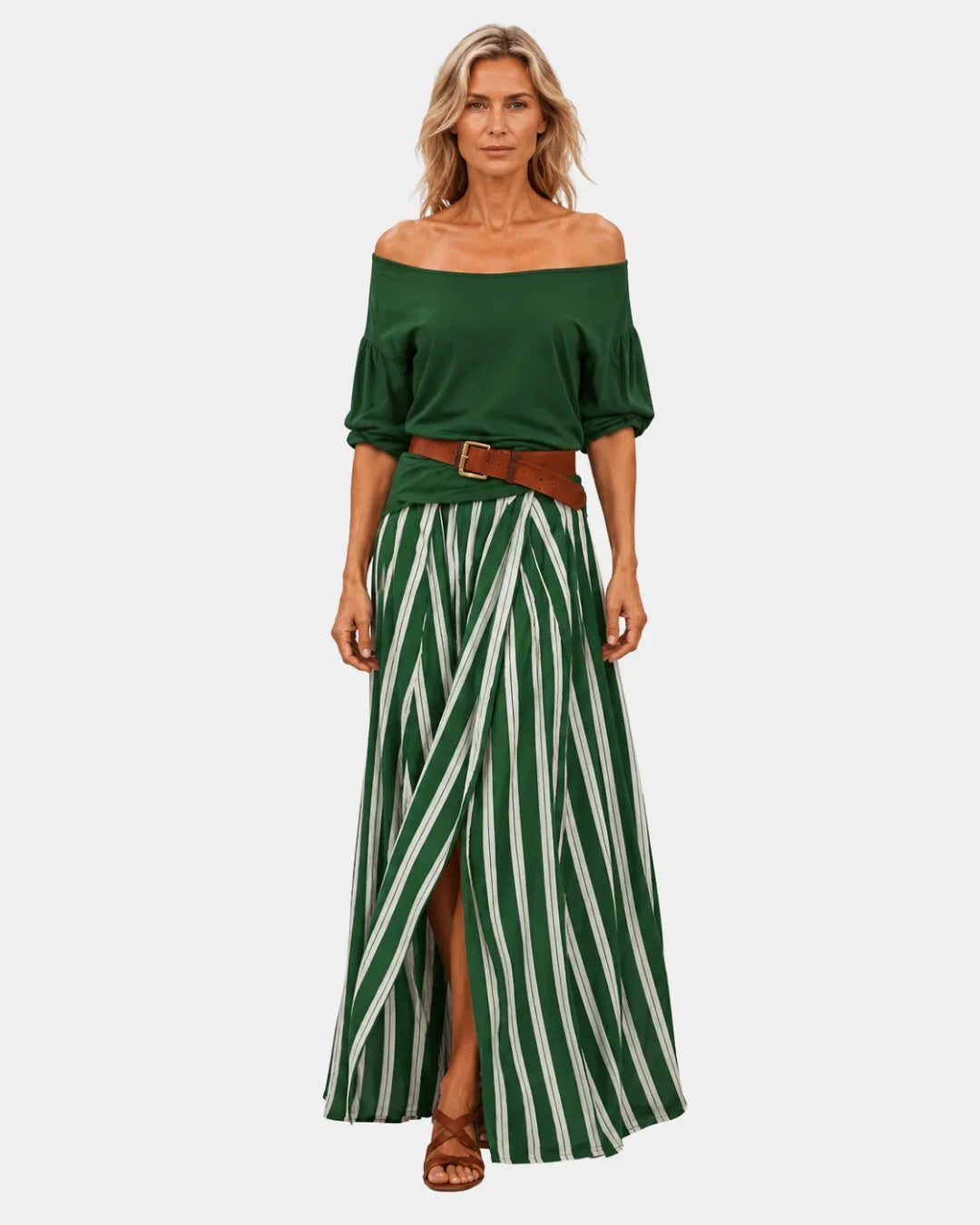 Étiennette | Ensemble blouse et jupe style méditerranéen