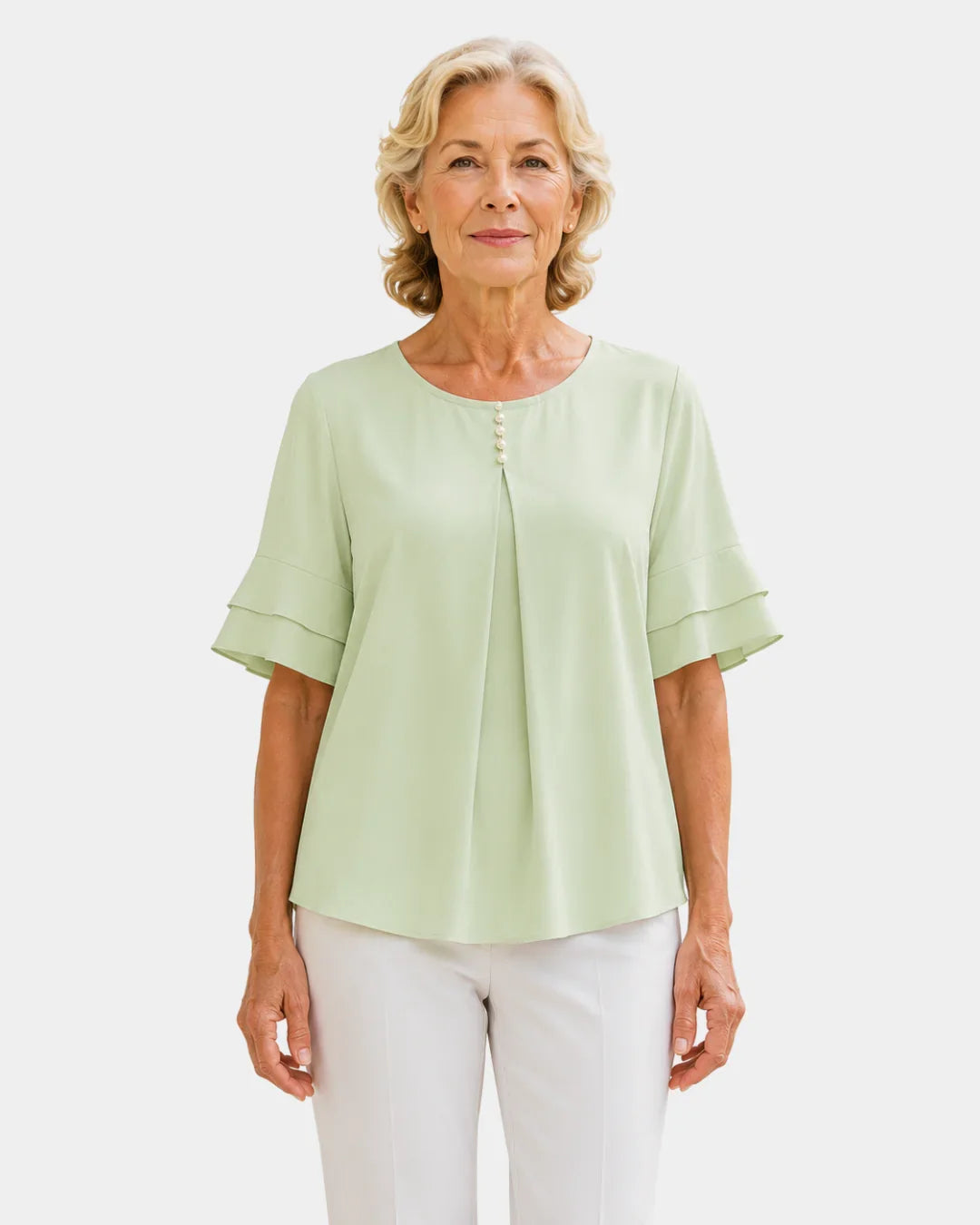 Hadelinde | Blouse élégante à boutons