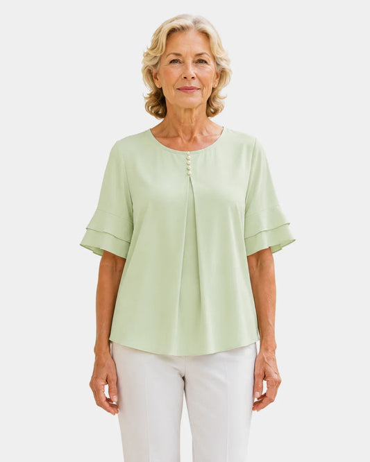 Hadelinde | Blouse élégante à boutons