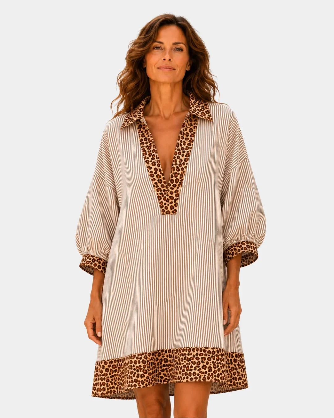 Gaudine | Robe au motif léopard