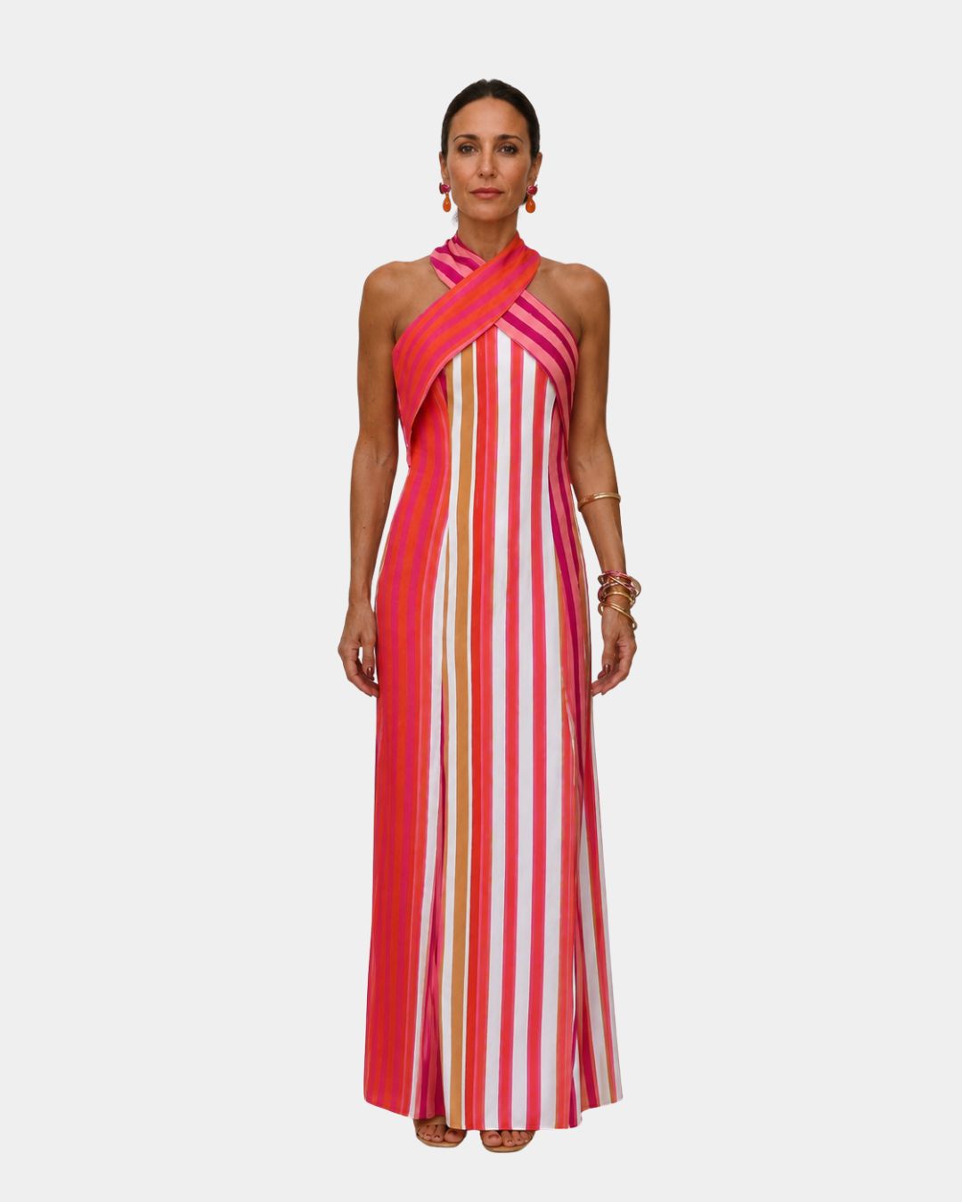 Arceline | Robe à décolleté croisé