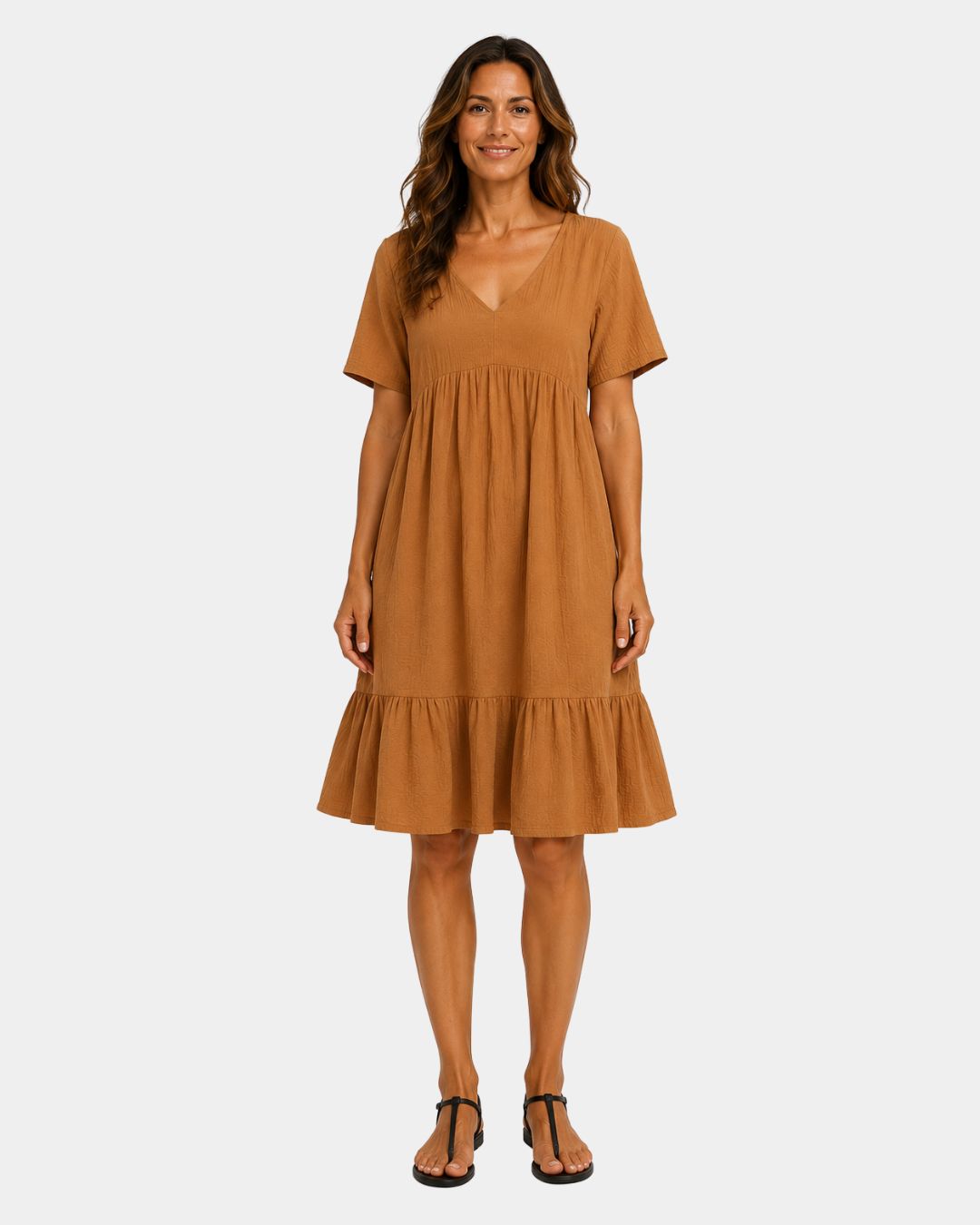 Alixandre | Robe midi texturée
