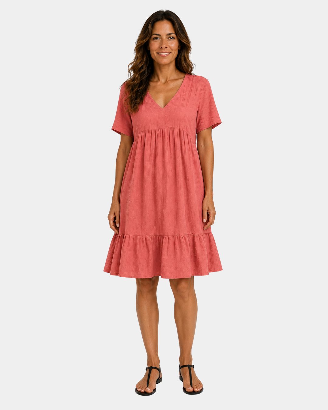 Alixandre | Robe midi texturée