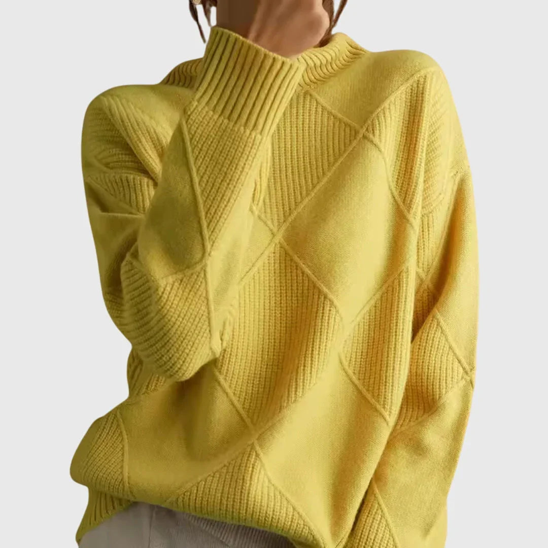 Lauren | Pull luxe à col haut