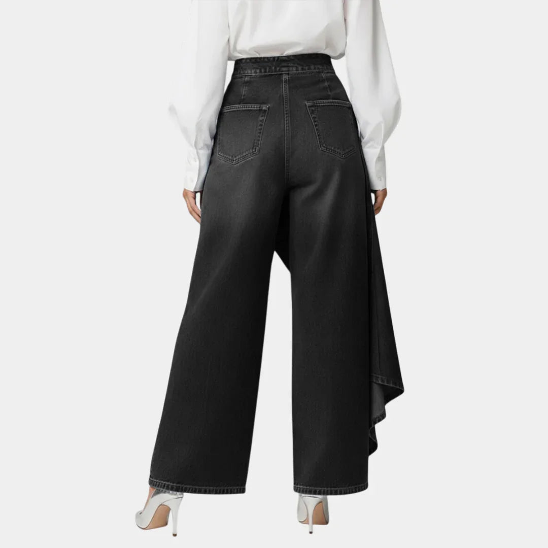 Martina | Jean taille haute à jambes larges