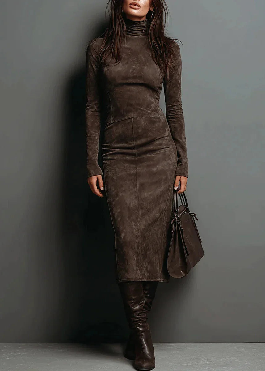 Sara | Robe Midi en Velours