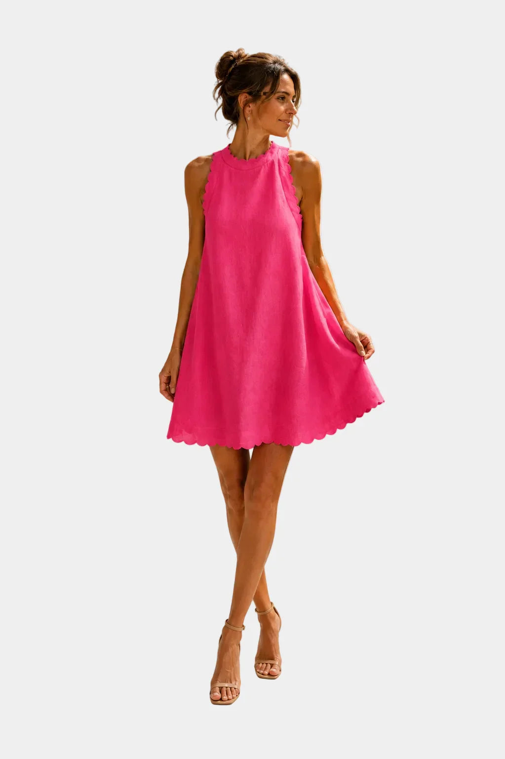 Agneline | Robe Courte Minimaliste