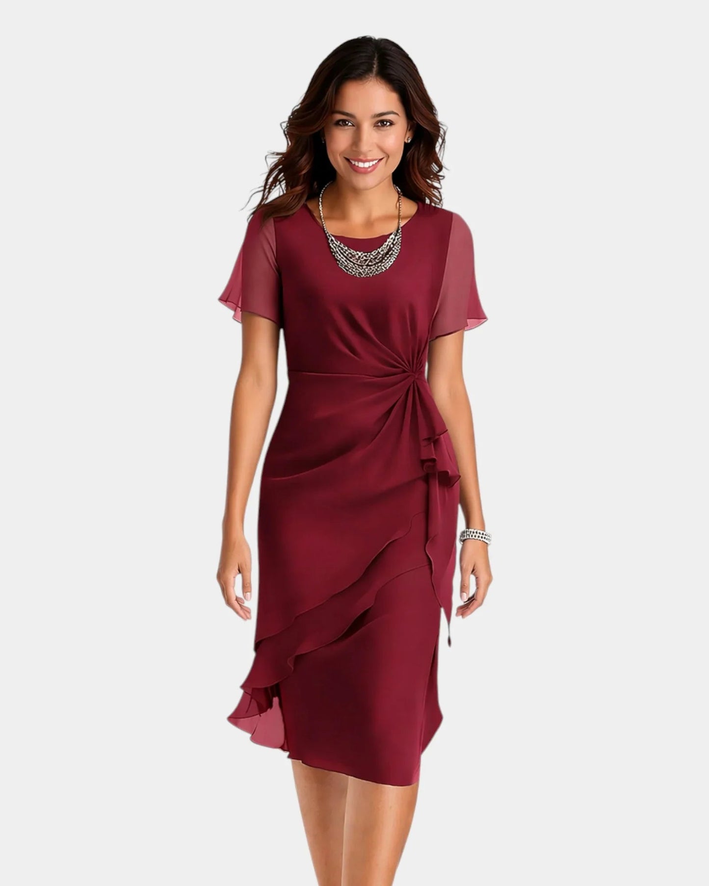 Marilou | Robe à taille froncée