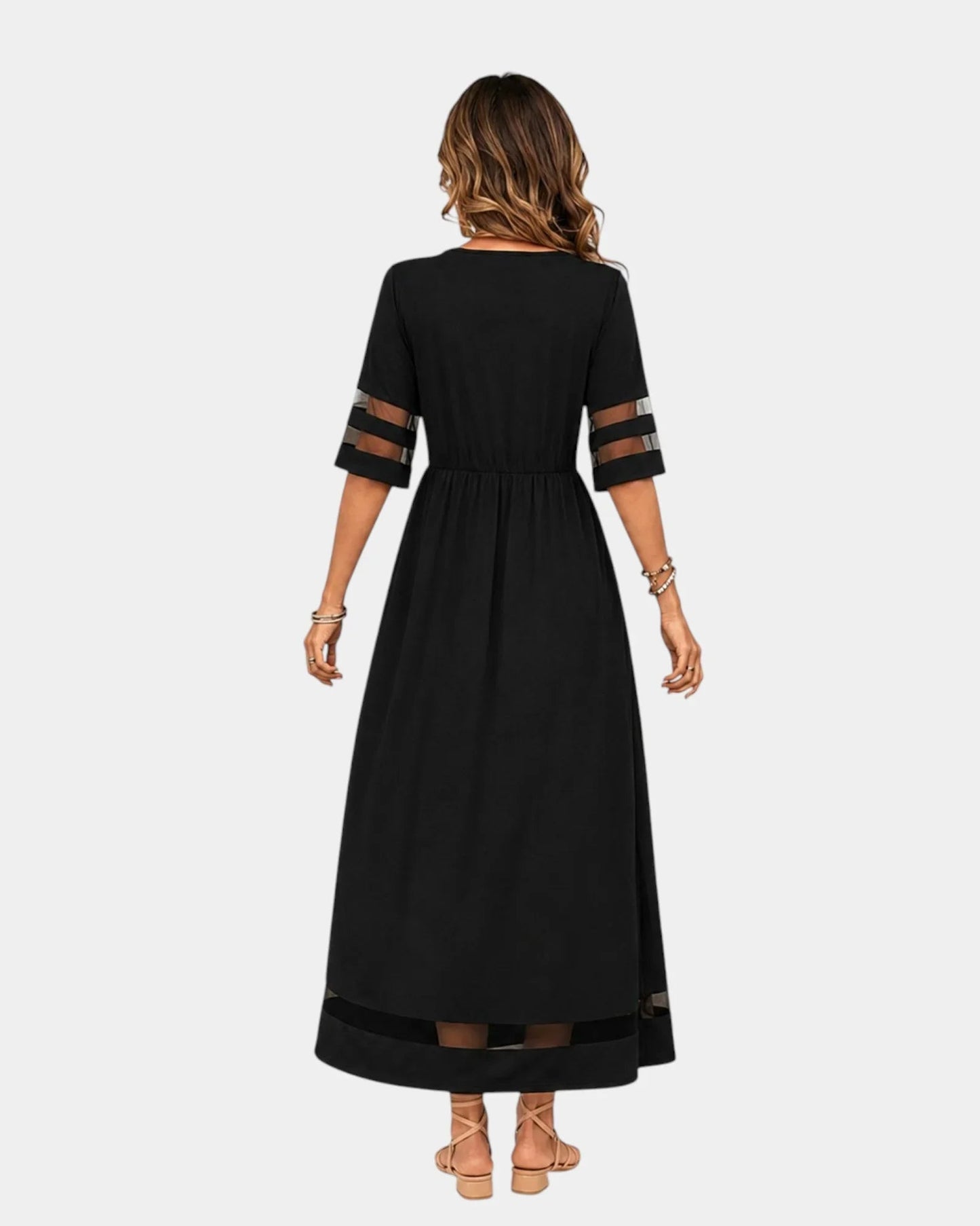 Adria | Robe midi élégante et minimaliste