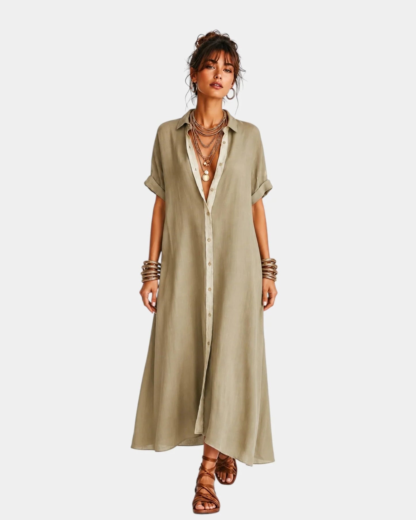 Béryl | Robe inspirée d’une chemise
