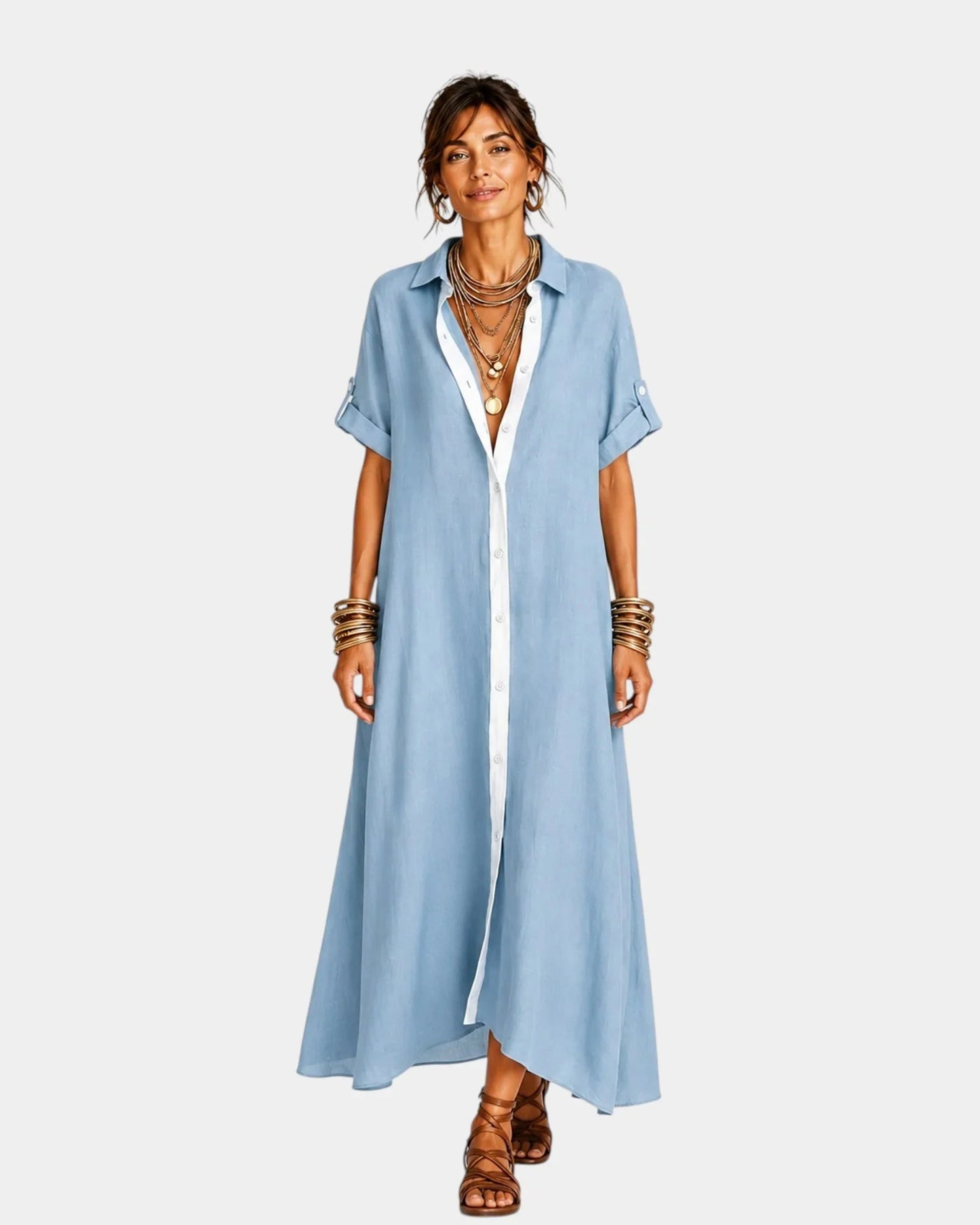 Béryl | Robe inspirée d’une chemise