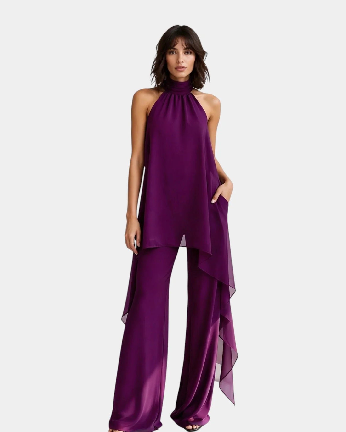 Tilda | Ensemble blouse avec pantalon élégant