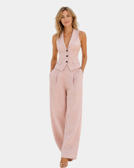 Clarine | Ensemble pantalon et gilet