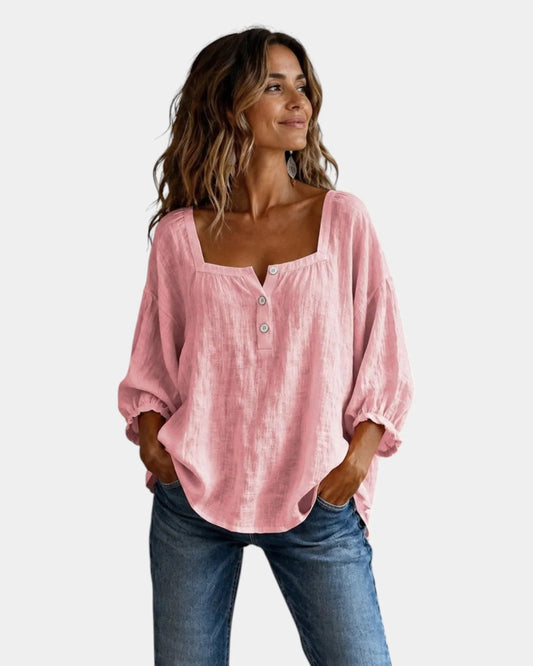 Mounia | Blouse légère à manches longues
