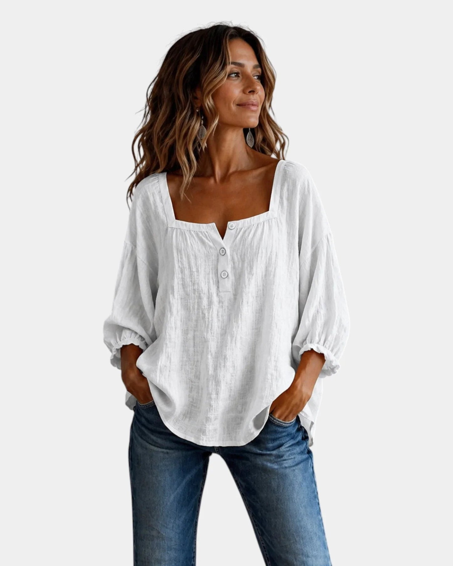 Mounia | Blouse légère à manches longues