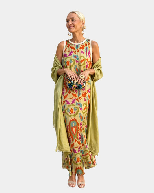 Lynette | Ensemble avec robe et gilet léger