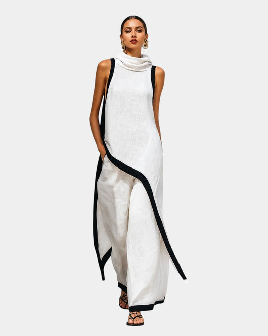 Nicaise | Ensemble élégant pantalon et blouse