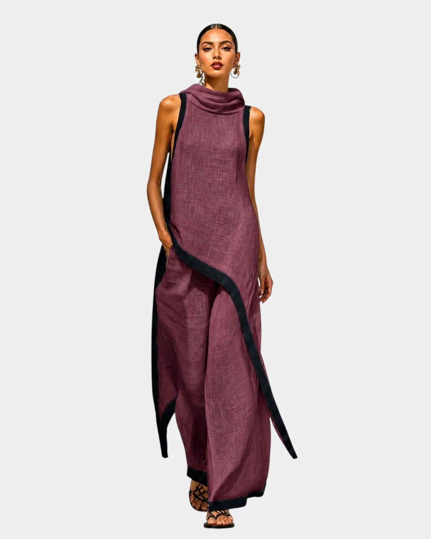 Nicaise | Ensemble élégant pantalon et blouse