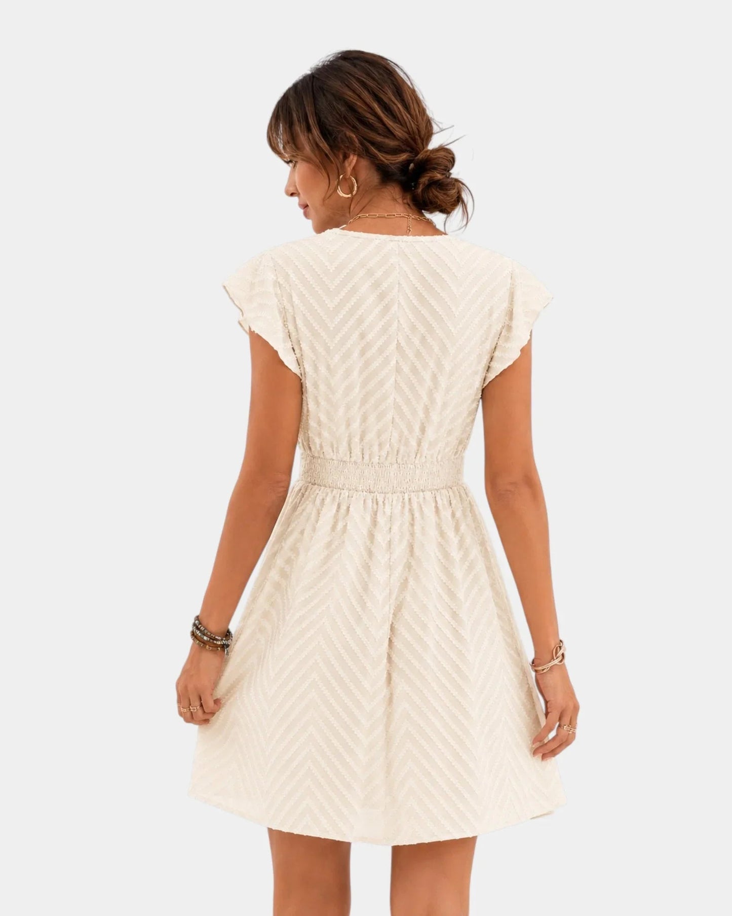 Hava | Robe courte à décolleté en V