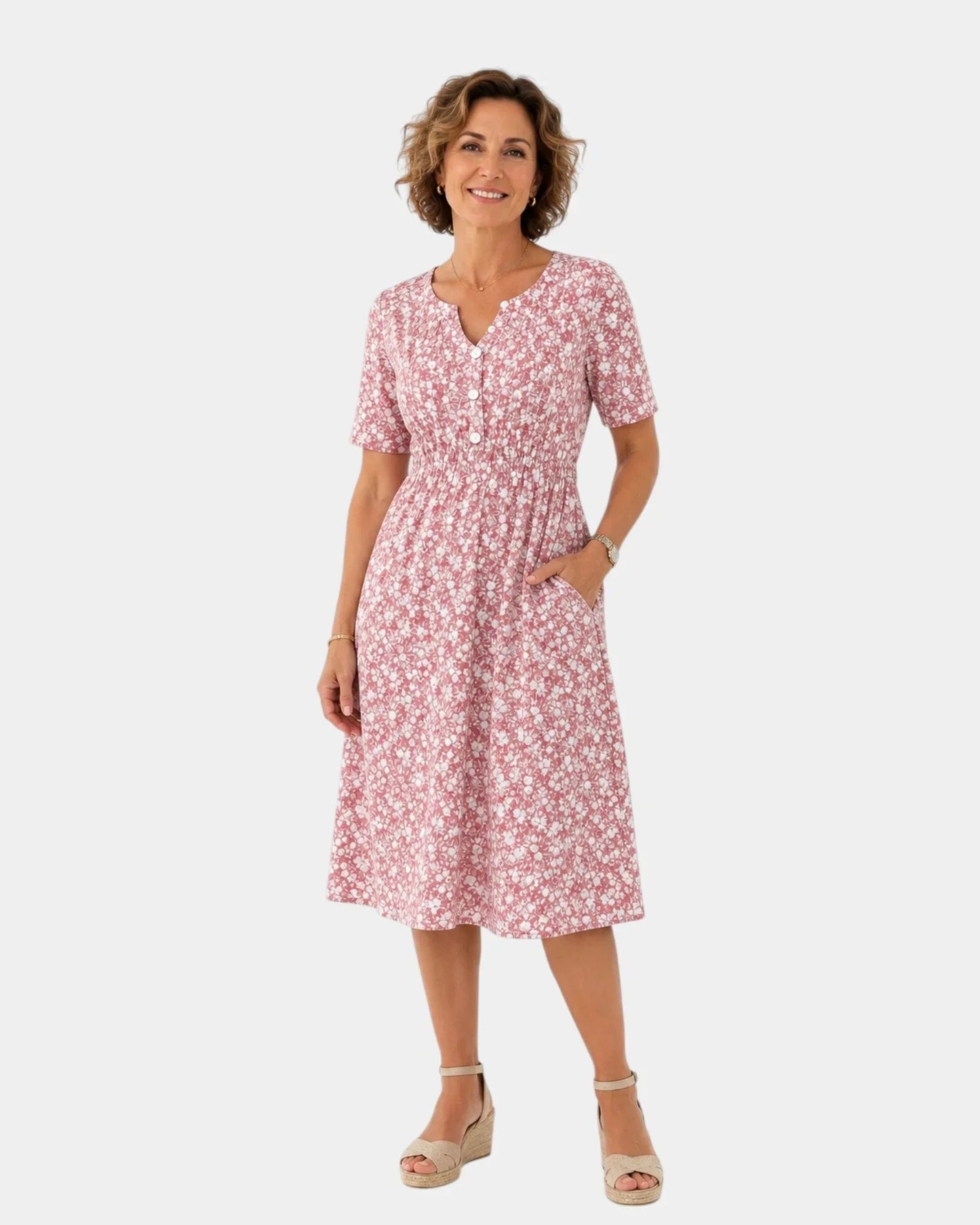 Iséa | Robe midi florale