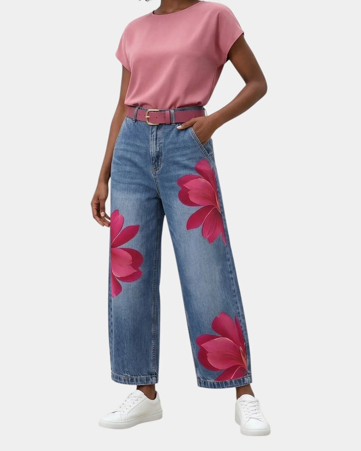Chérine | Pantalons floraux élégants