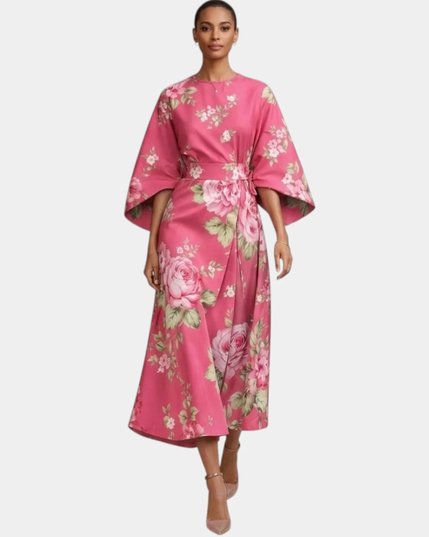 Vera | Robe midi fleurie