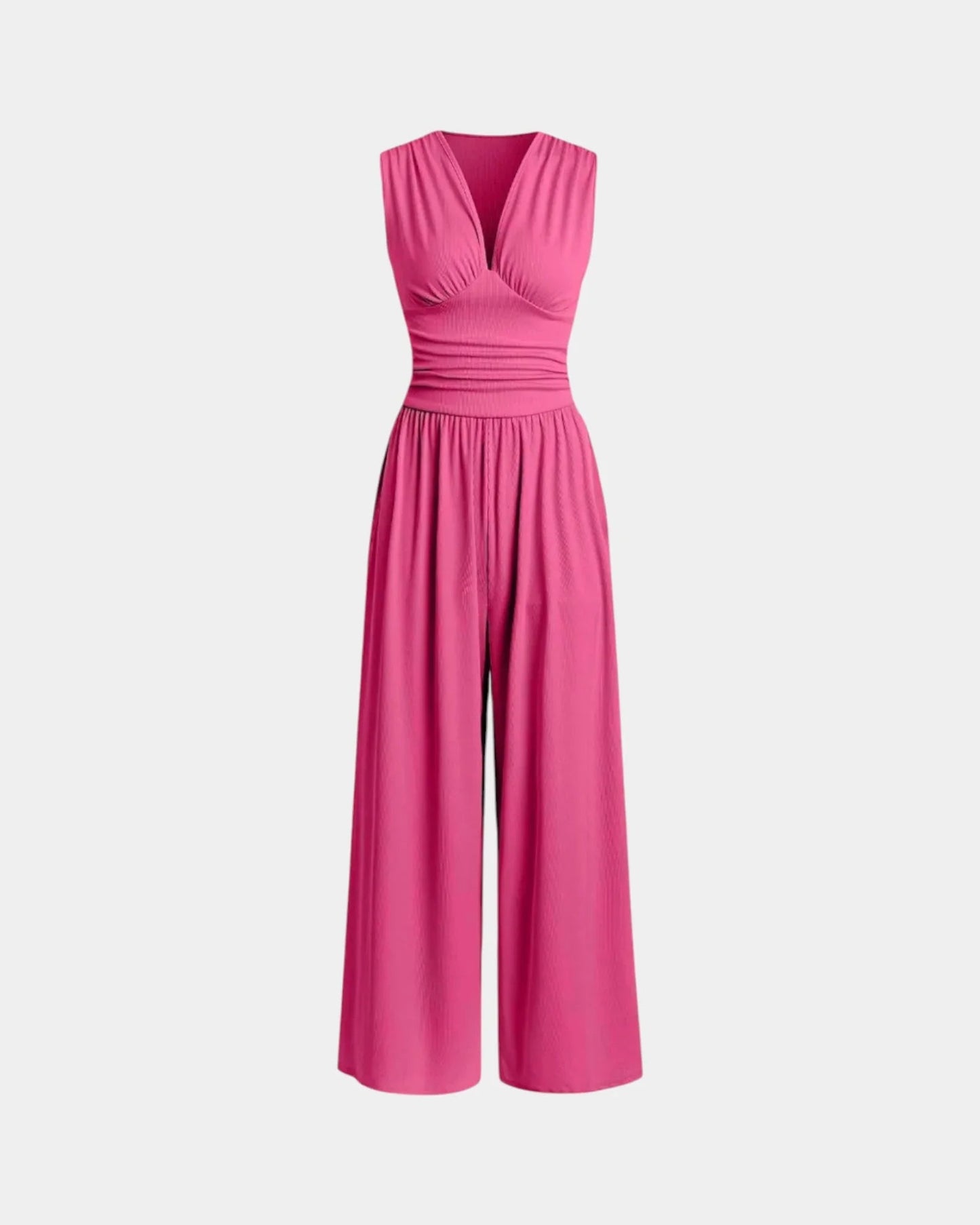 Sultana | Combinaison sans manches à jambes larges chic