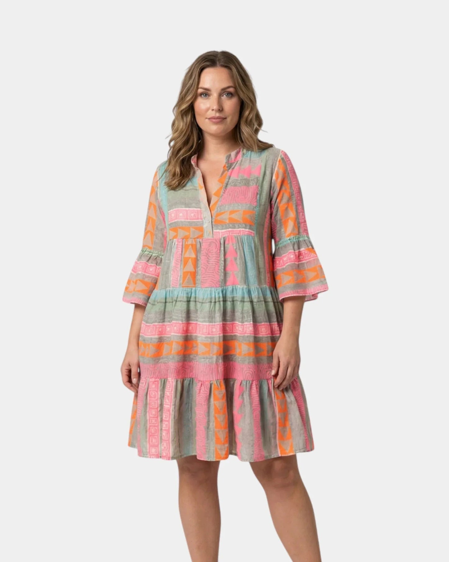 Amicie | Robe midi imprimée
